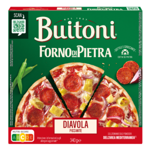 BUITONI FORNO DI PIETRA DIAVOLA PICCANTE TIEFKÜHLPIZZA 340G