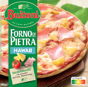 BUITONI FORNO DI PIETRA HAWAII TIEFKÜHLPIZZA 380G