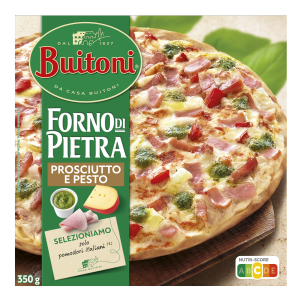 BUITONI FORNO DI PIETRA PROSCIUTTO E PESTO TIEFKÜHLPIZZA 350G